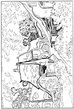 coloring page Auvers 1890